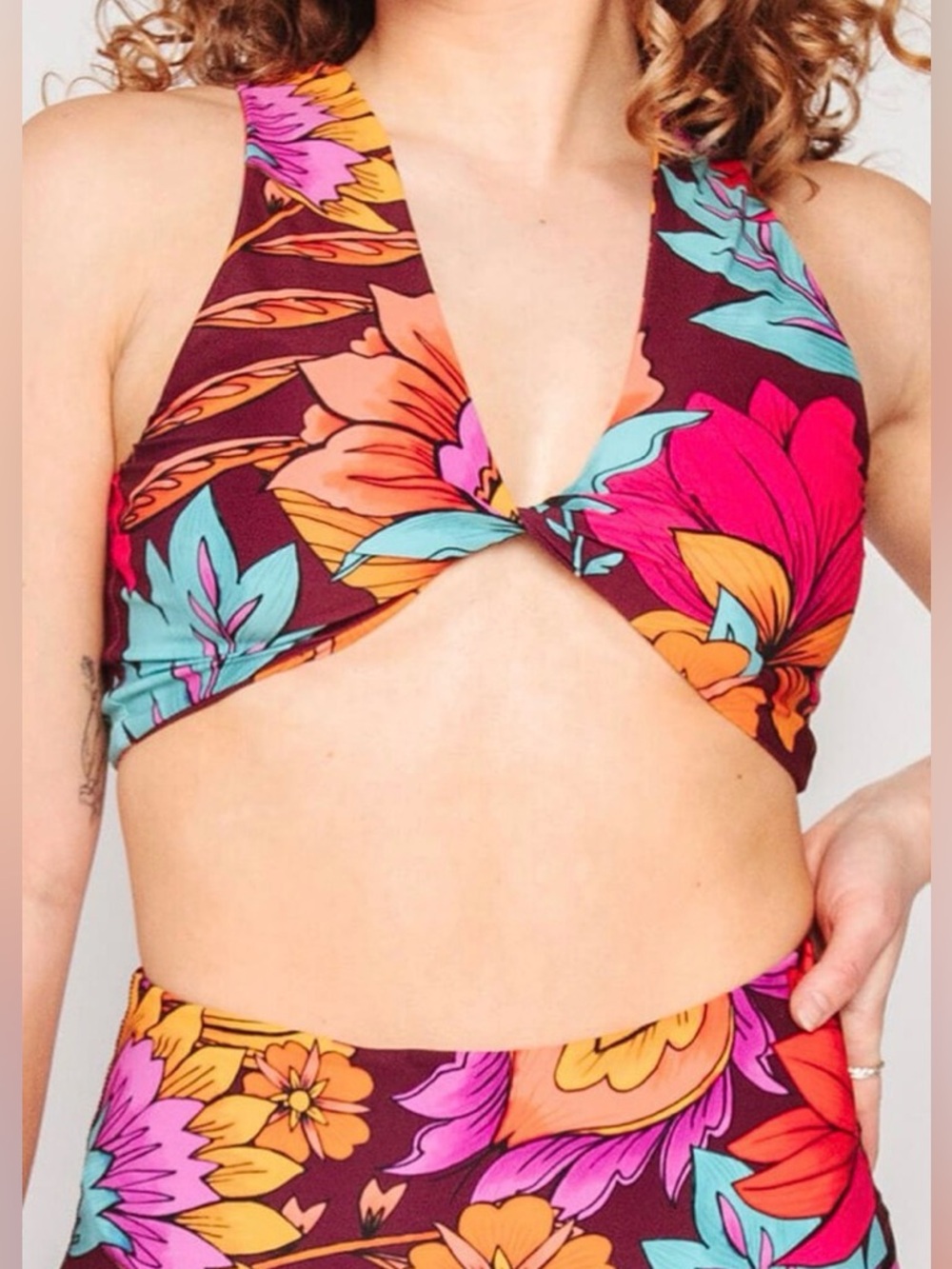 Yoga democracy bra and shorts set size small